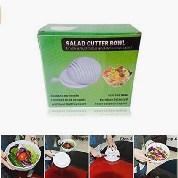 Salad Cutting Bowl
