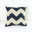 Black and White Linen Pattern Pillow Case