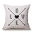 Black and White Linen Pattern Pillow Case