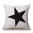 Black and White Linen Pattern Pillow Case