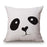 Black and White Linen Pattern Pillow Case