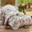 Decorative Bedding Set - Duvet Cover, Bed Sheet and 2pcs Pillow Case (Floral Collection)