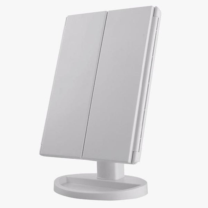 3-Panel LED Makeup Mirror